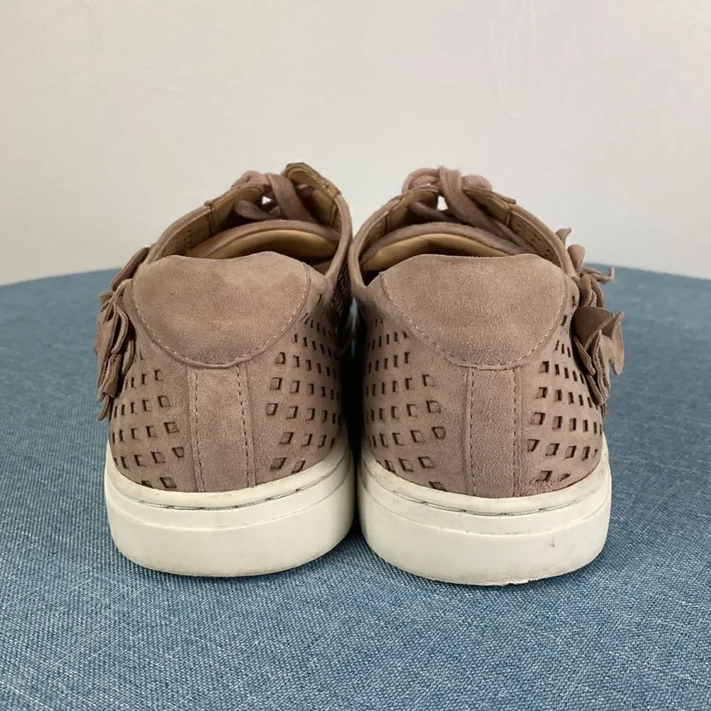 Vince Camuto VC Brellia Leather pale pink sneakers size 10 M